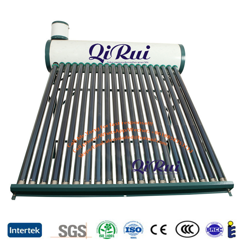 Unpressurised Rooftop Solar Energy Shower Hot Water System