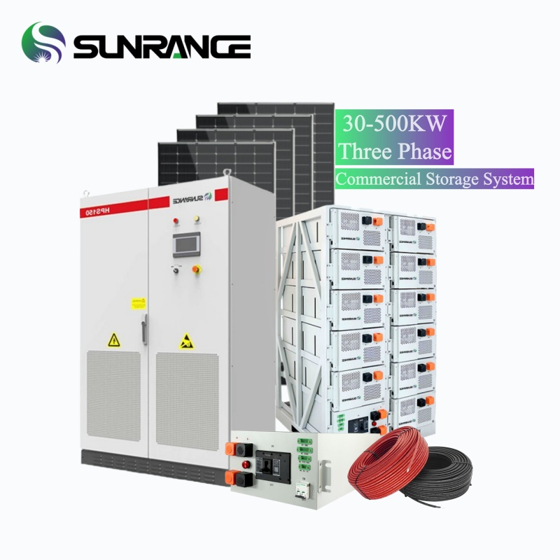 China Factory 50kw 60kw 70kw 80kw Hybrid Solar Panel System with Foldable Panels Portable Solar Energy System