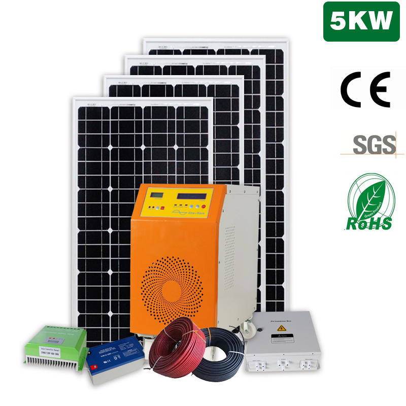 Customized 1kw-40kw off Grid Power Energy Solar Rooftops PV Home Panel System