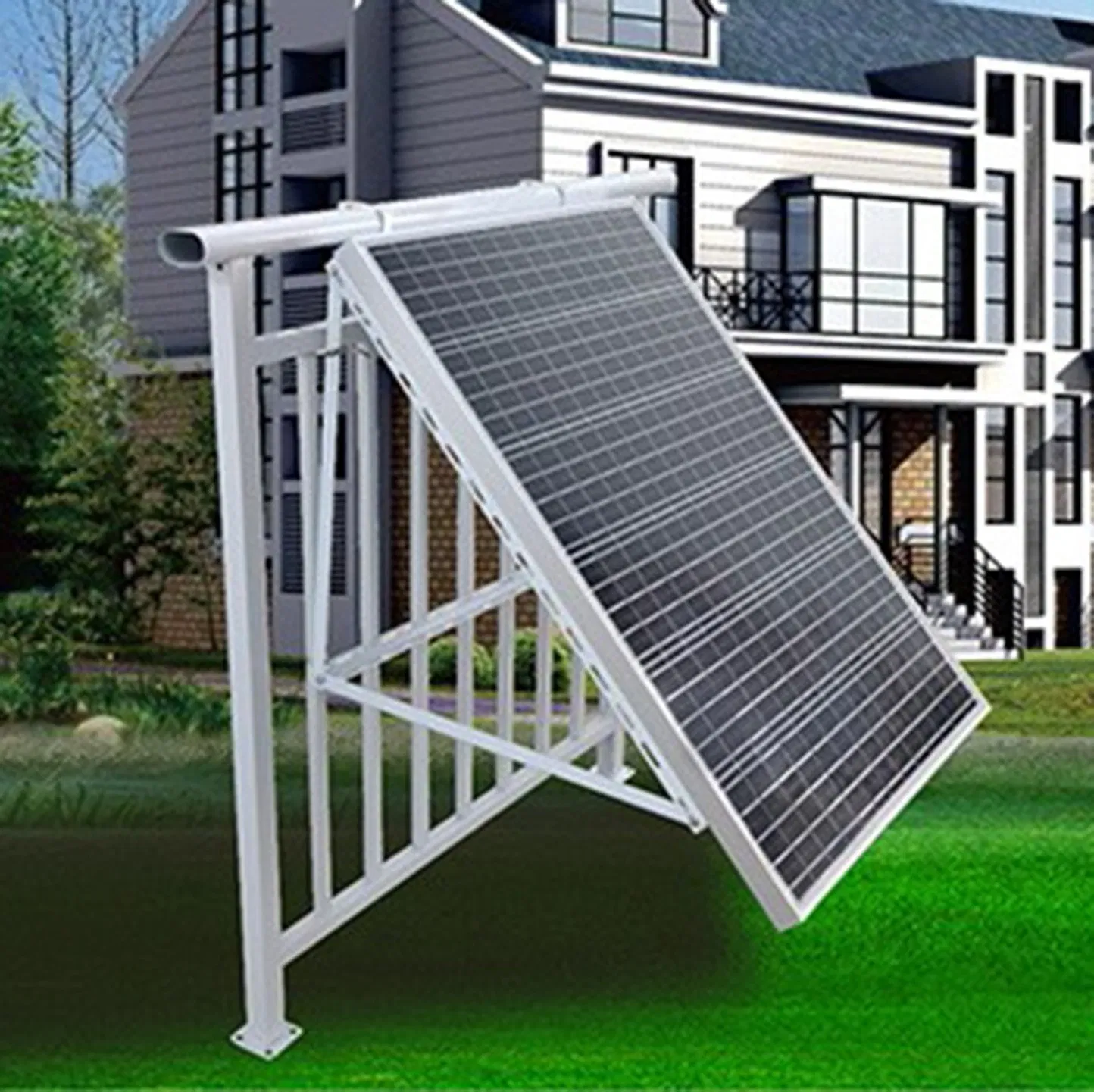 Compact Balcony Solar Power Generation Kit for Home Use