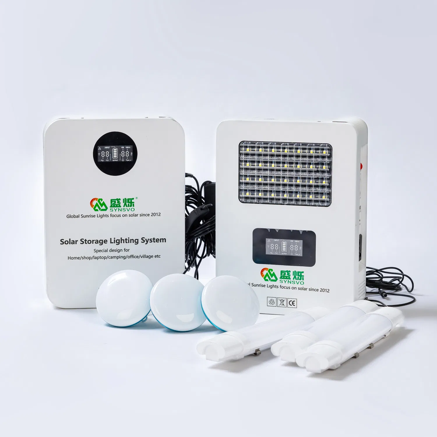 Portable Solar Power Generator for Emergency Outdoor Lighting 938