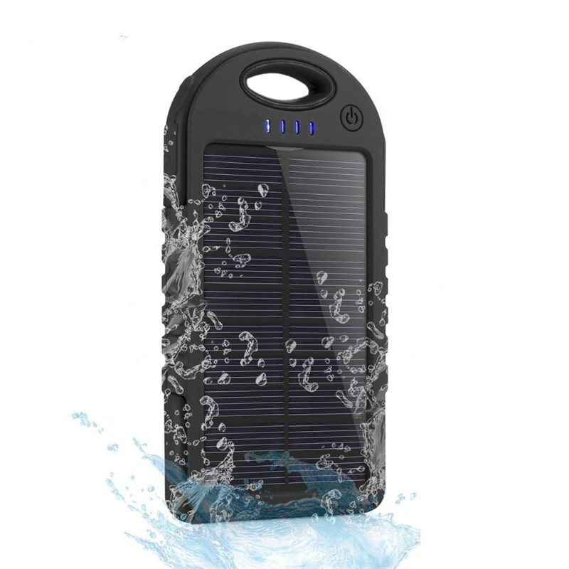Universal Charger Waterproof Portable Solar Charging Power Bank for Charging All Mobile Phones
