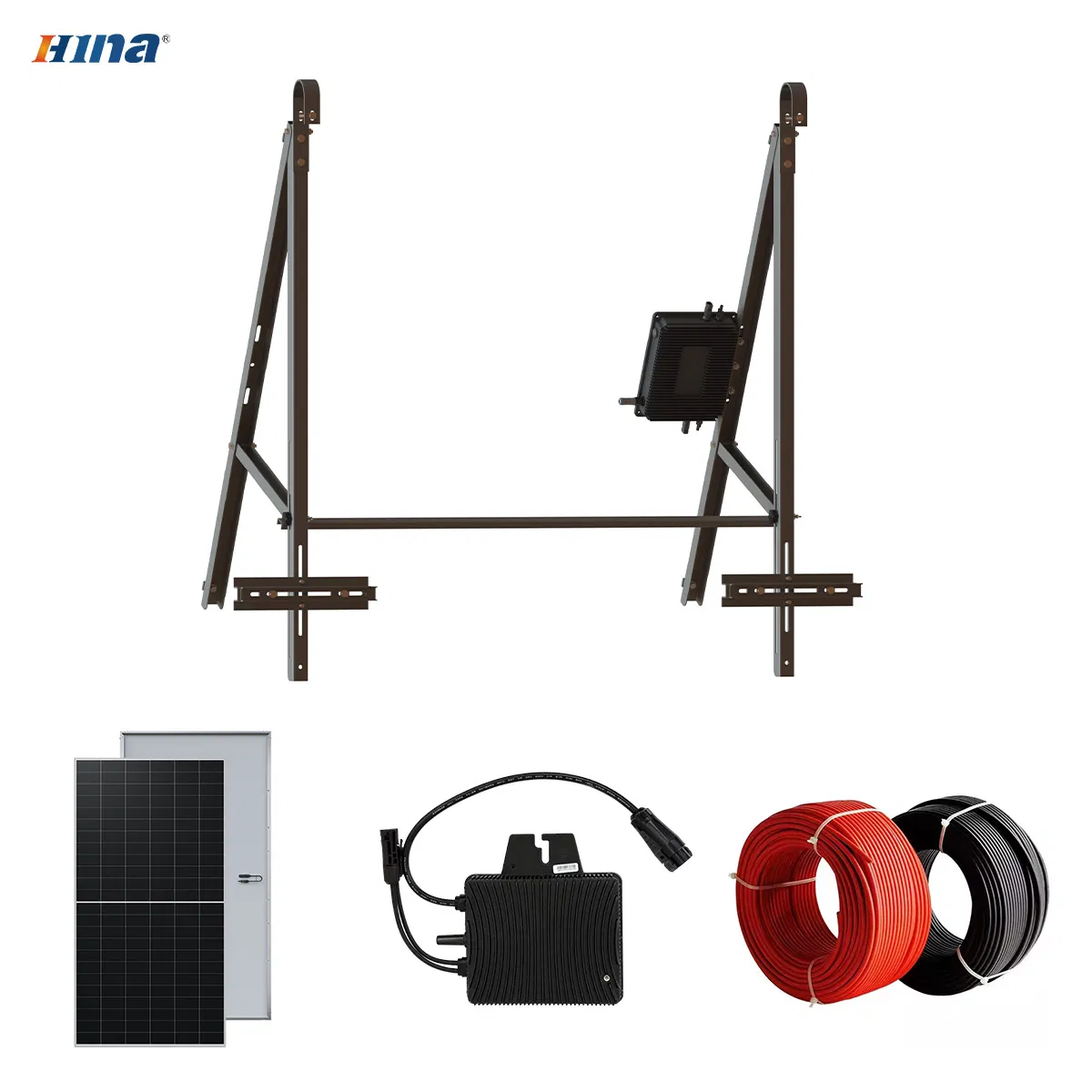 Balcony Solar Mount PV 500W Micro-Inverter Solar Panel Kit Balcony