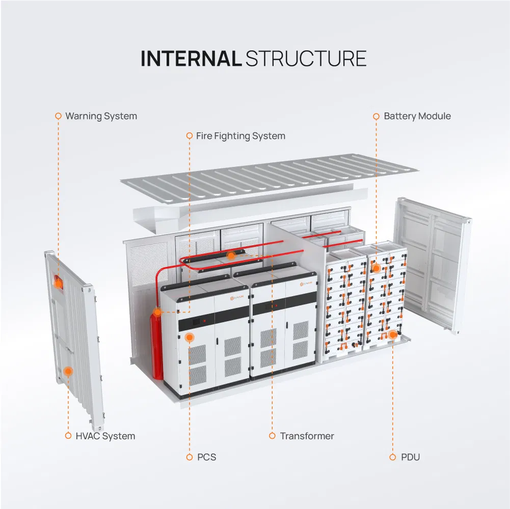 Sunevo Support Customization Hybrid Solar System 500kw 1MW 1mwh Solar Power System Remote Monitoring