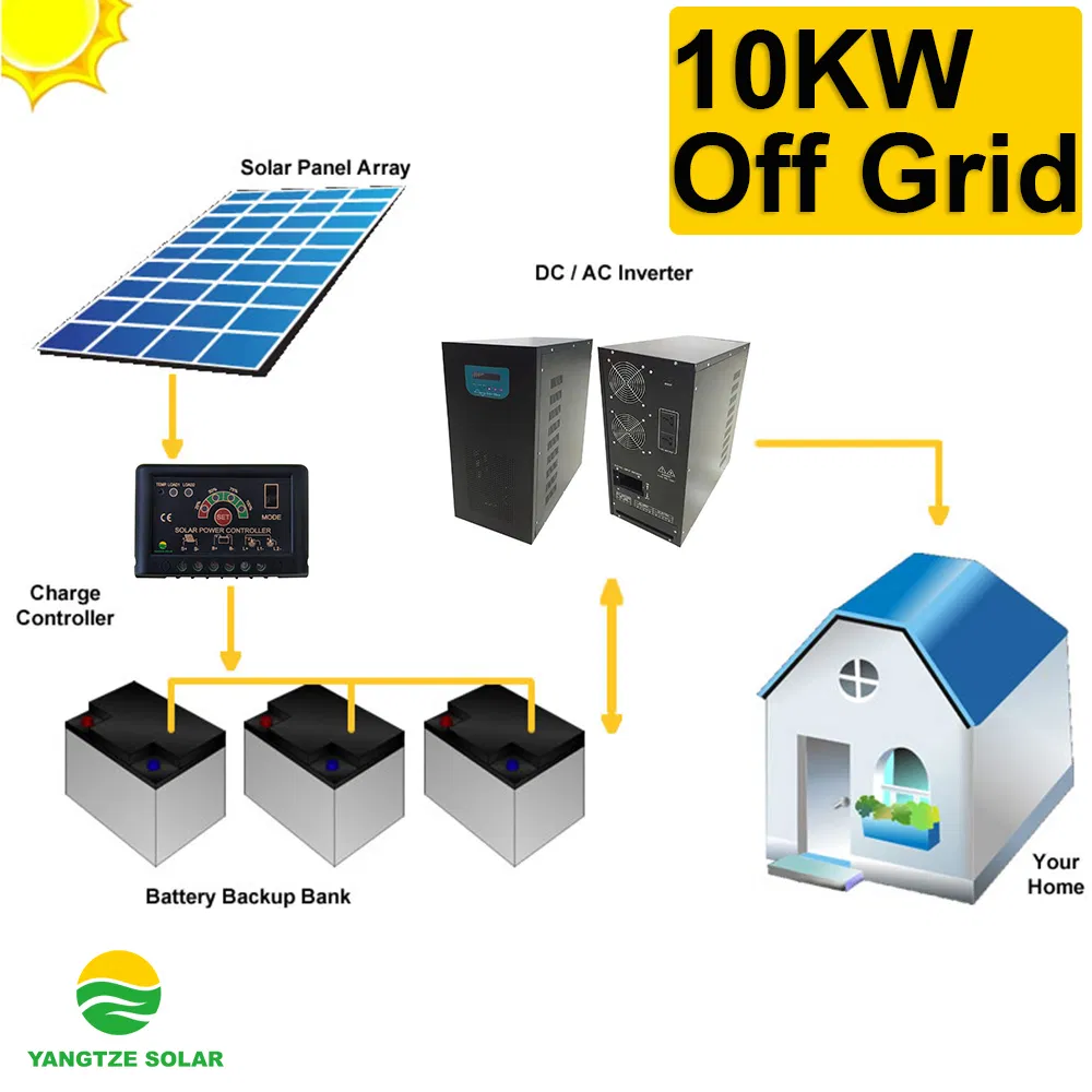10kw Solar Panel Solar Power off Grid System Home with Monitoring System