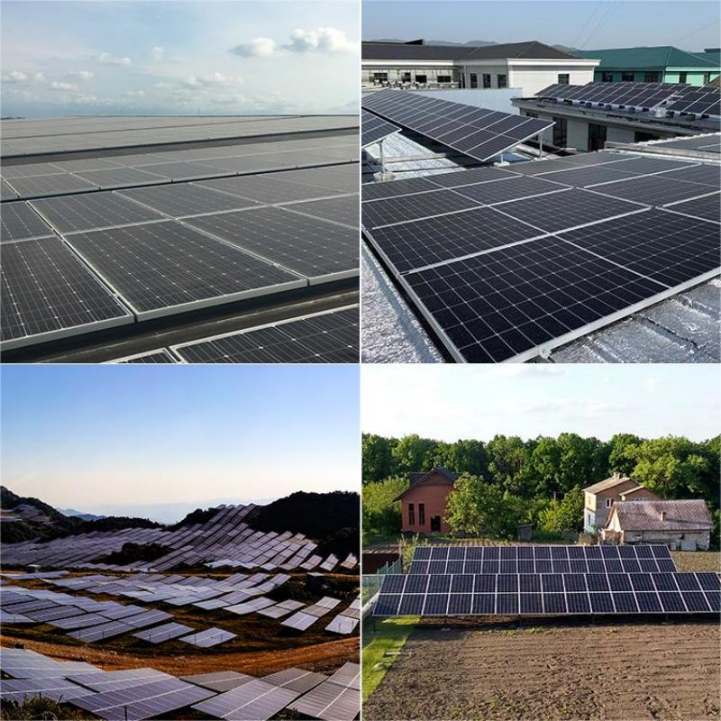 Top Qualtiy China Manufacturer 5kw/10kw Rooftops PV Home Renewable Energy Solar Panel Set Power System