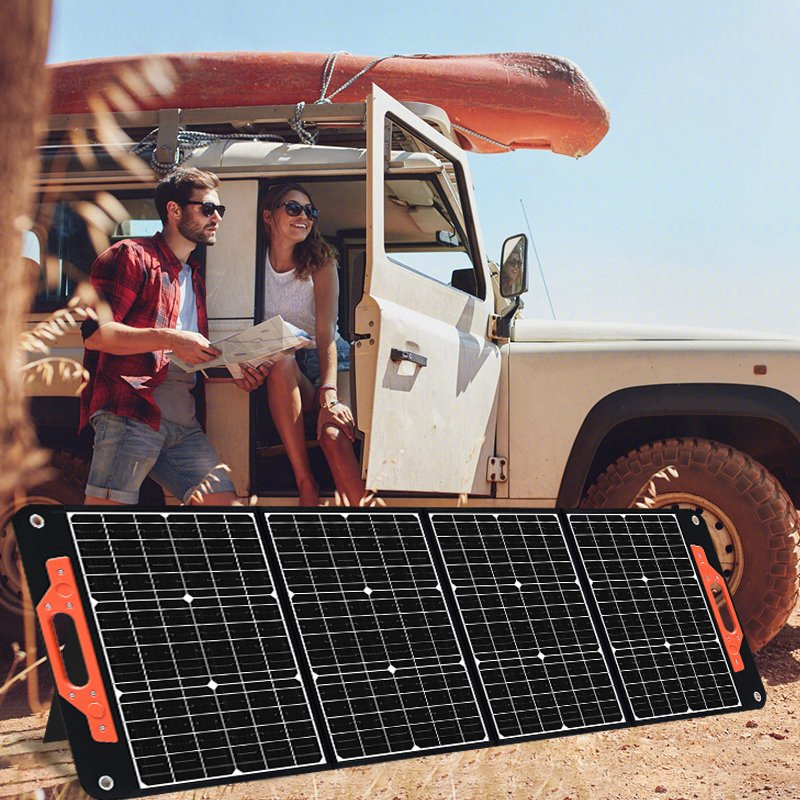 High Quality Foldable Solar Panel 20V 200W All Black Flexible Solar Panels Price Factory Wholesale Waterproof Solar Panels UPS System