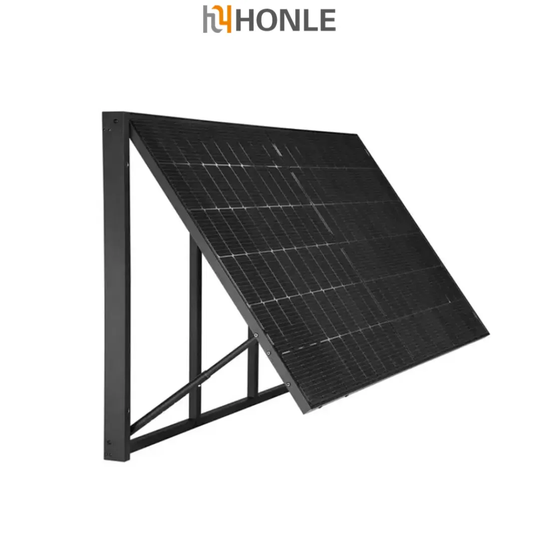 Home Solar Power Solution with Photovoltaic Panel Micro Inverter 400W Roof Balcony Mounted System