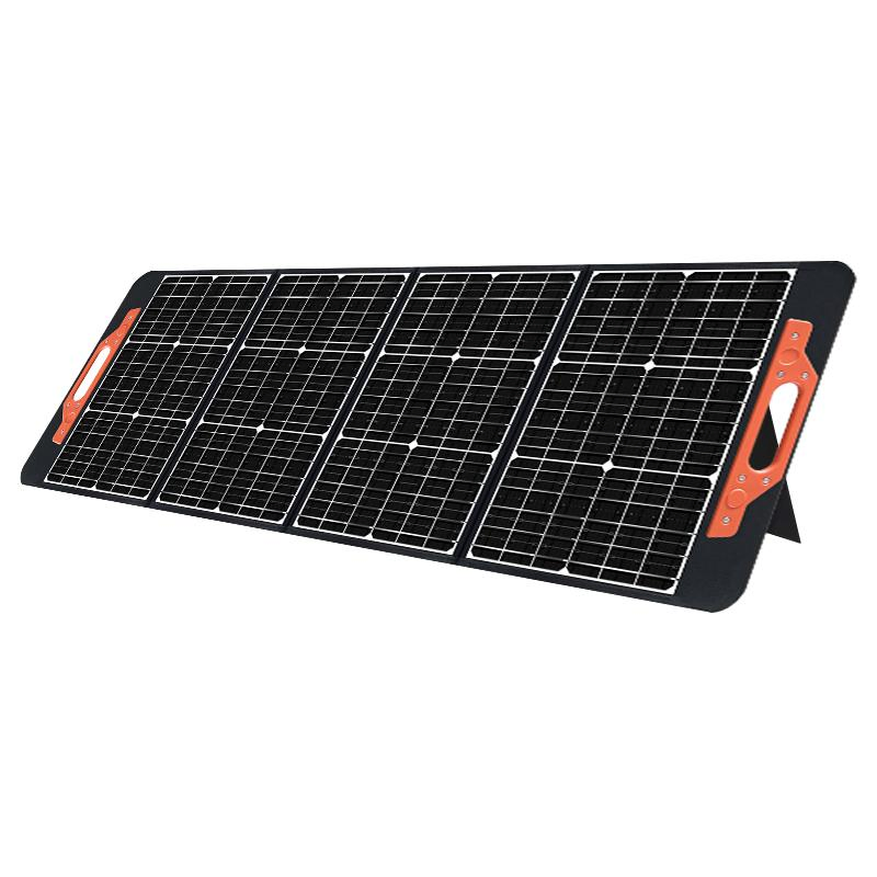 High Quality Foldable Solar Panel 20V 200W All Black Flexible Solar Panels Price Factory Wholesale Waterproof Solar Panels UPS System