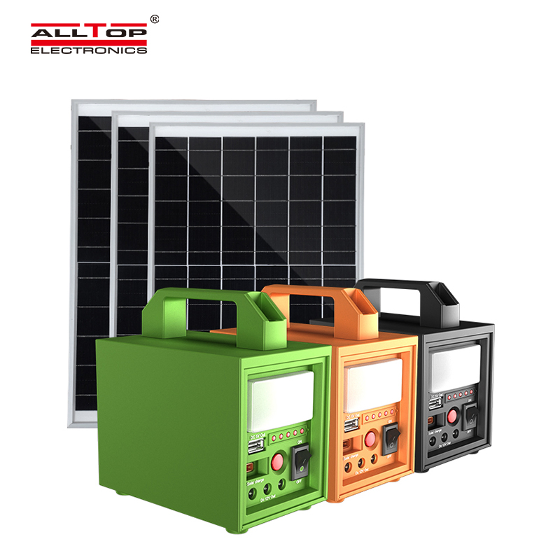 Alltop Portable Storage System USB DC AC Output Solar Energyinput Power Station for Outdoor Camping