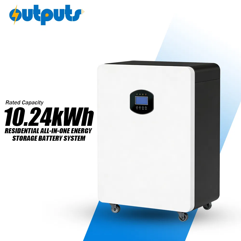 Wheeled Mobile Compact Home Energy Storage All in One 5kwh LiFePO4 Power Bank with Built-in Inverter for Apartment