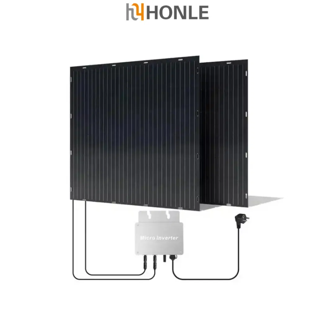 Solar Energy Solution with Photovoltaic Panel Micro Inverter 800W Roof Balcony Mounted System