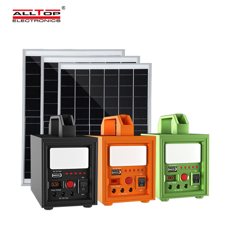 Alltop Portable Storage System USB DC AC Output Solar Energyinput Power Station for Outdoor Camping