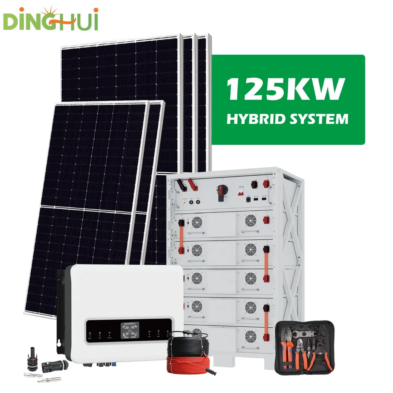 Aesthetic Rooftop Residential Solar System Waterproof Family Energy Saving Solar System