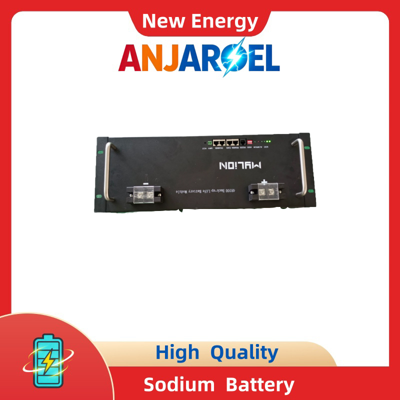 Anjaroel 48V 70ah Na+ Battery Safe &amp; Long Cycle Life, Rack-Mounted Energy Storage