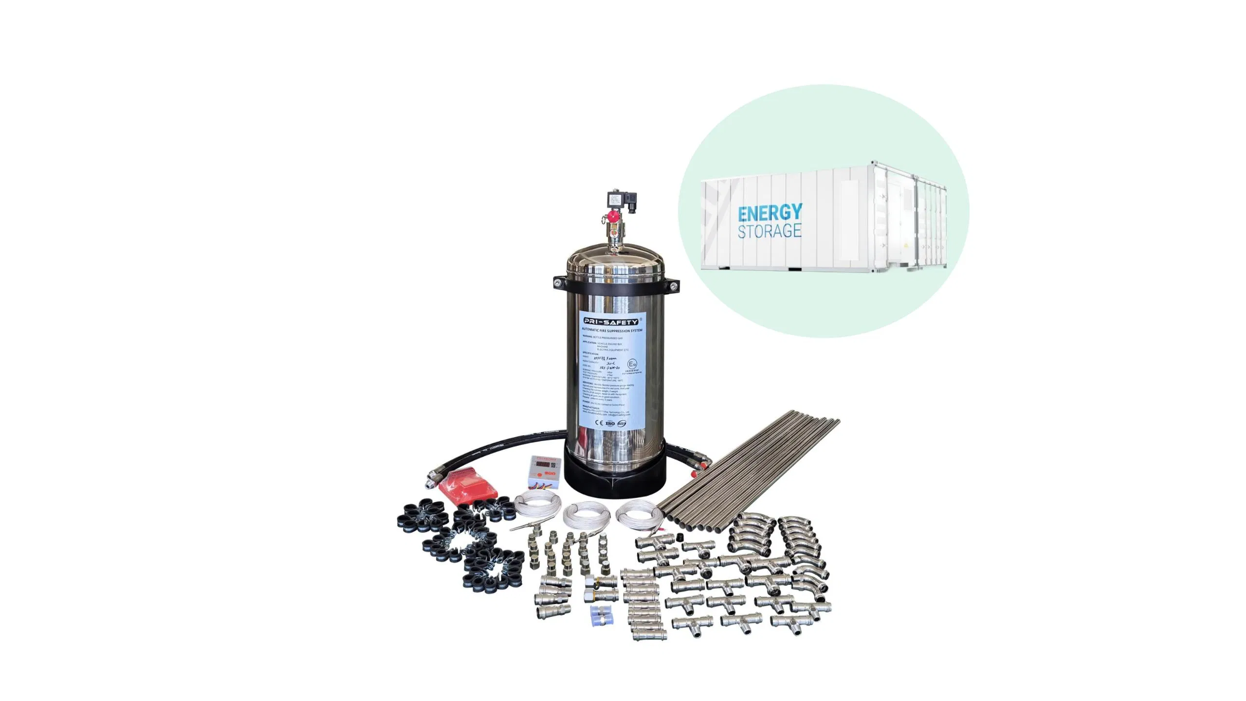 Lithium Ion Battery Fire Suppression and Explosion Protection Battery Energy Storage Systems Fire Protection System