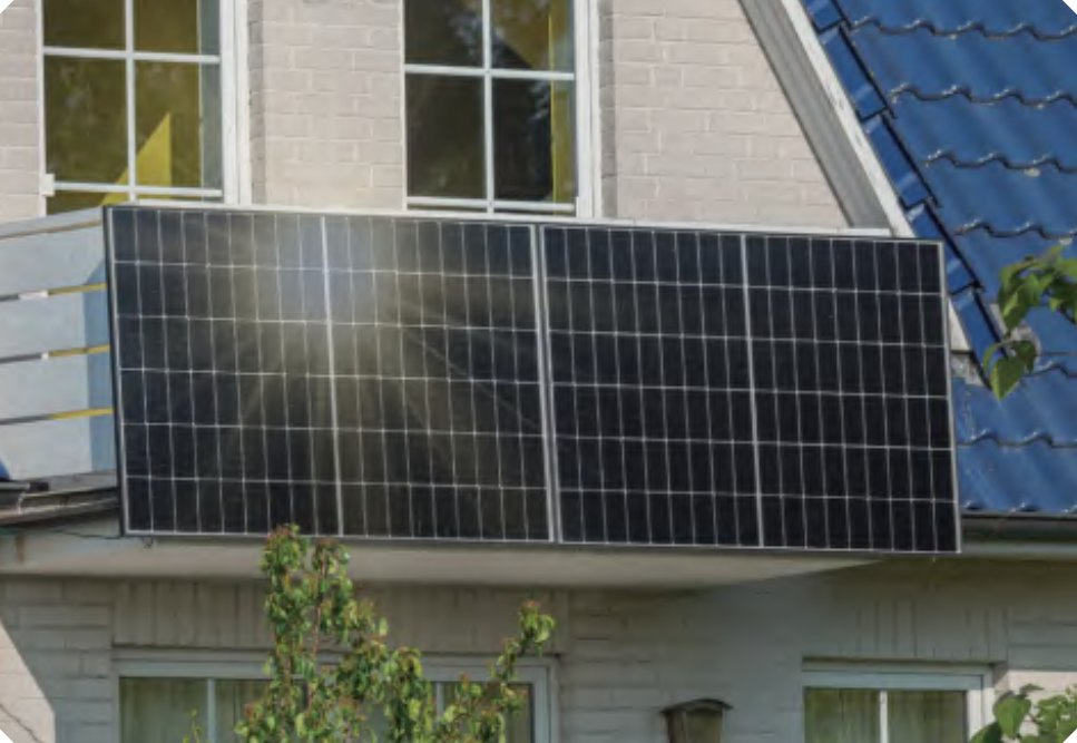 Italy Germany Grid Tied Balcony Garden Solar System Plug and Play Solar Energy System Balcony Kits 600W 800W