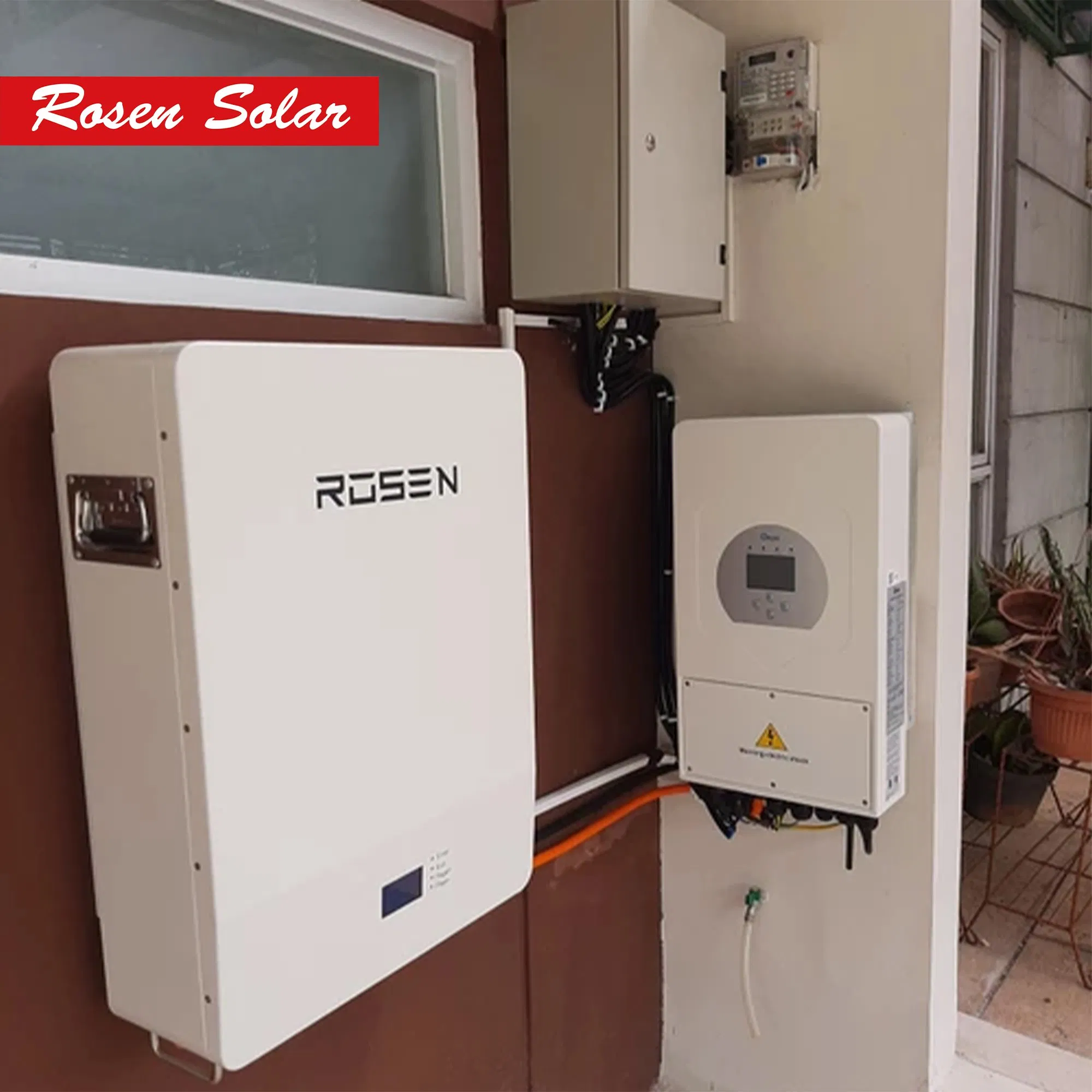 Solar Energy System 5kw Residential Use with Lithium Battery Storage