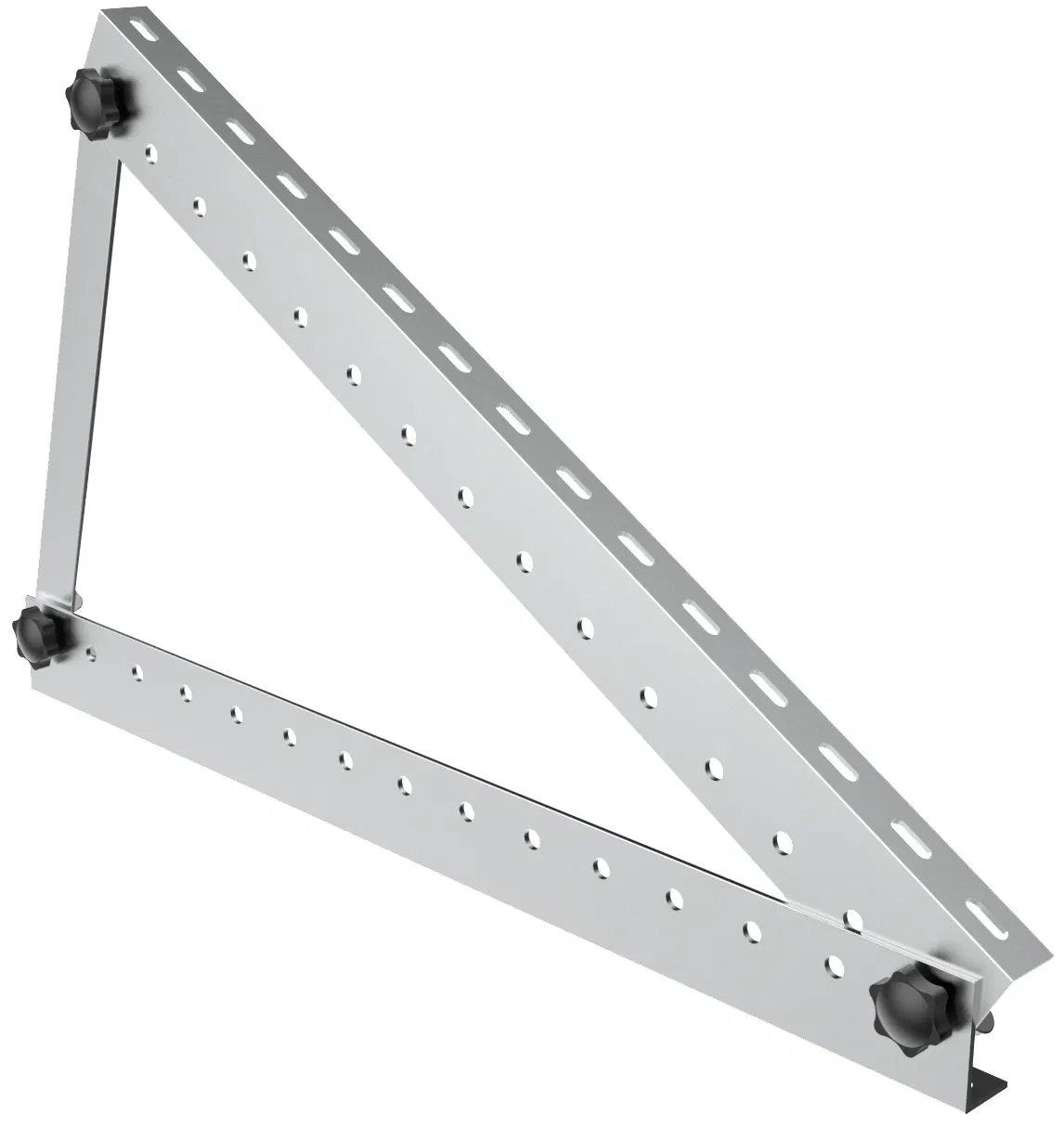 New Design Solar Aluminium Simple Adjustable Folding Tripod Support for Triangle Solar Panel Mounting System