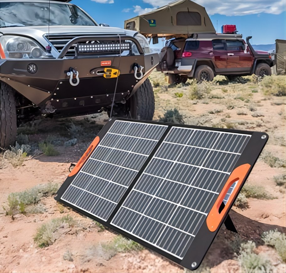 Best Camping Foldable Portable 100W 120W 18V Camping Solar Panels 100W PV Solar Panel Solar System