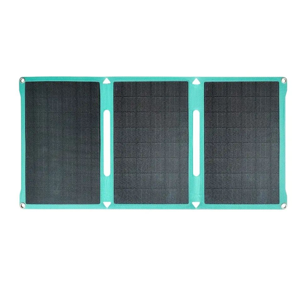 Portable 21W 28W 60W 100W Flexible Blitzwolf Beste Foldable Solar Powerbank Charger Panel Solar Energy System