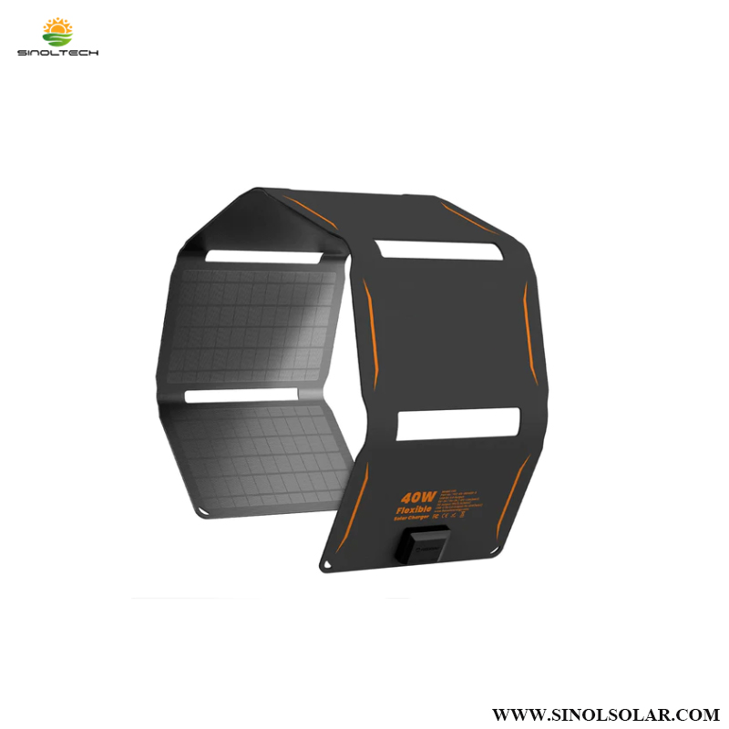 40W Portable Solar Charger for Outdoor Charging