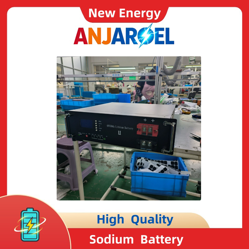 Anjaroel 48V 70ah Na+ Battery Safe &amp; Long Cycle Life, Rack-Mounted Energy Storage