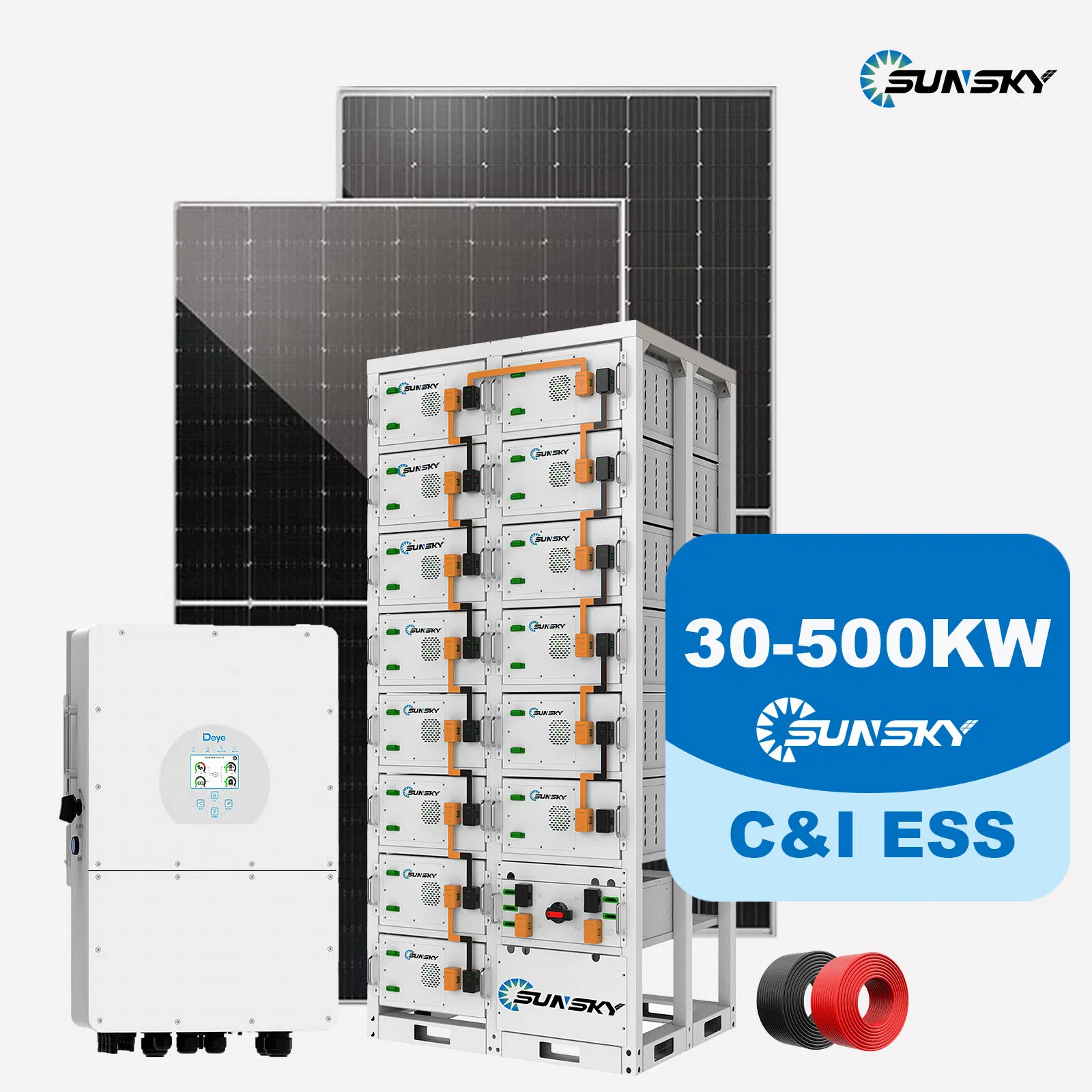 Versatile 100kw to 50kw Solar Battery Solutions for Offices