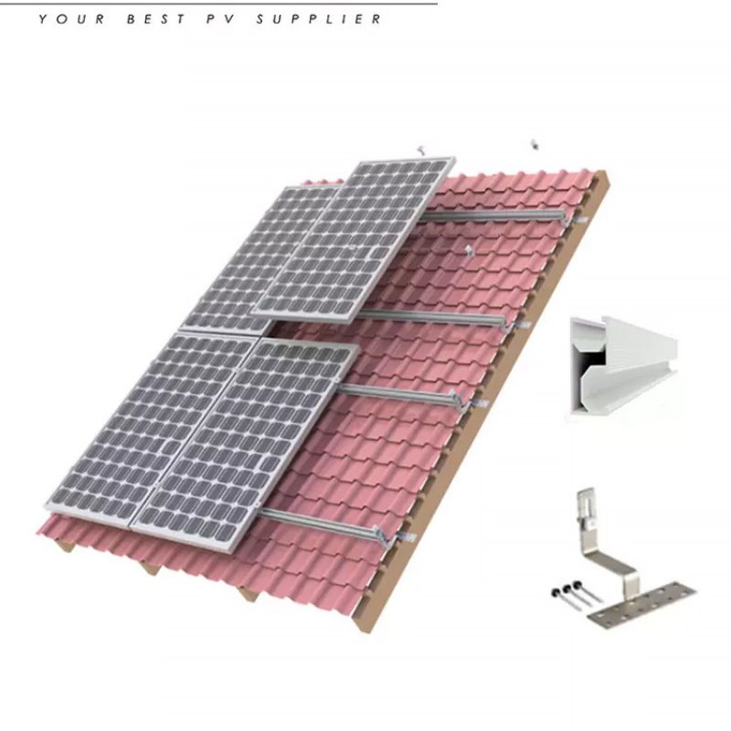 High-Efficient 5kw off Grid Rooftops Solar Panel Set Home Renewable Energy Solar Power System
