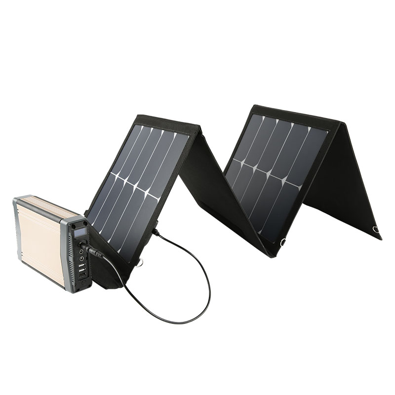 Portable Solar Energy System 500W with 130W Folding Solar Panel Bag