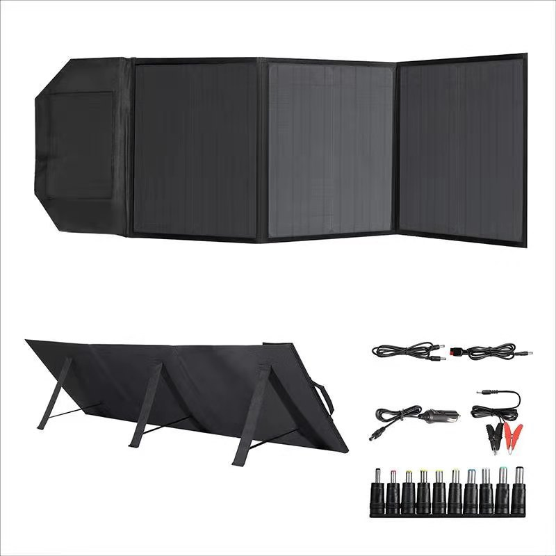Outdoor 300W Battery Folding Solar Panel System Generator Portable Solar Power Station Storage System