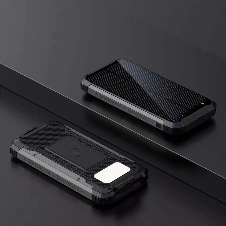 Wireless Charging Fast Charging Three-Proof Camping Solar Power Bank