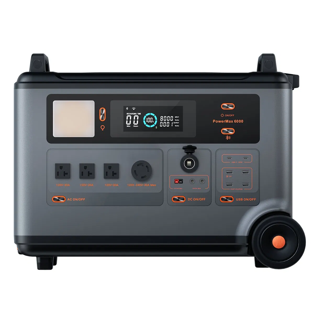 Portable Solar Generator 6000W 3600wh Power Station for Home Power Back up and Outdoor Activity
