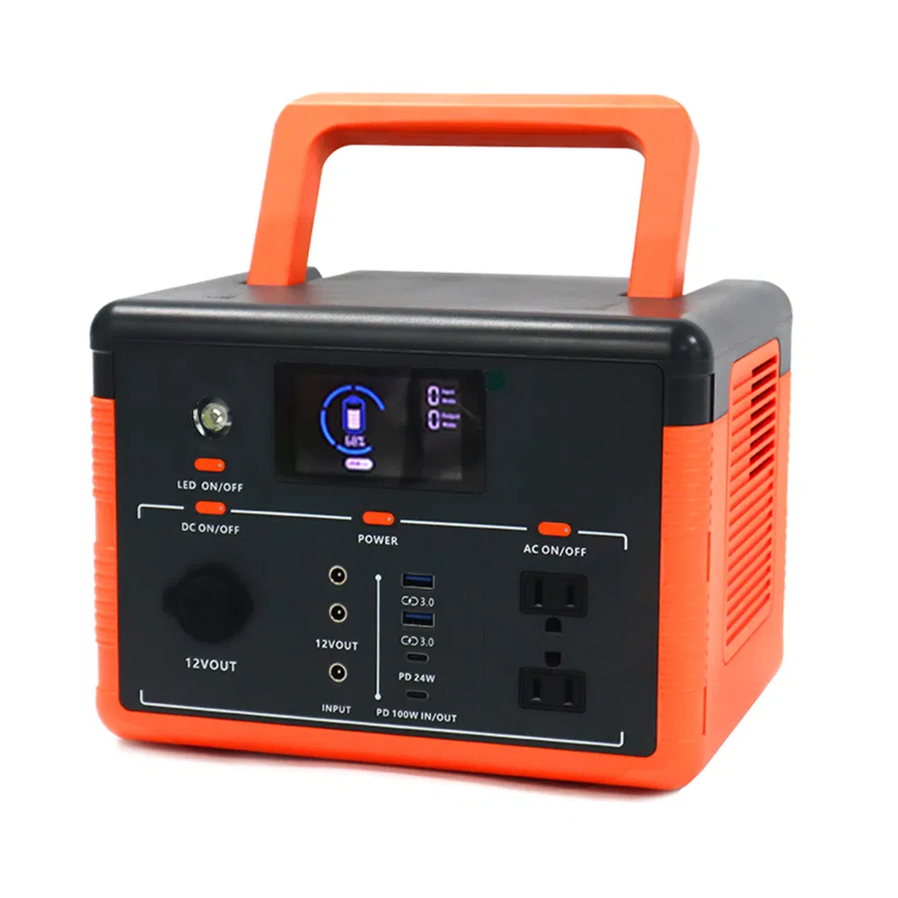 500W Portable Solar Generator for Outdoor Camping
