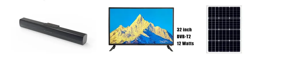 Solar Soundbar TV System Banner