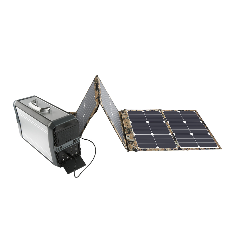 China Manufacturer Sunpower Portable Foldable Camping Solar Panel System