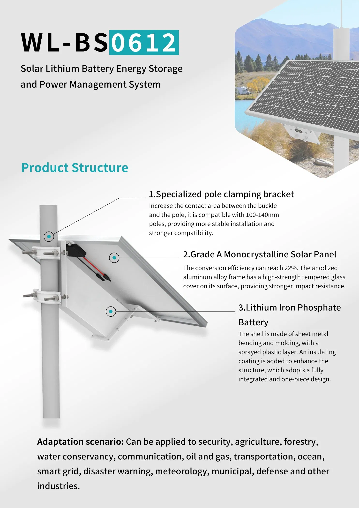 Cloud-Based CCTV Camera All in One Renewable Energy Solar Battery Monitoring System with APP Alerts