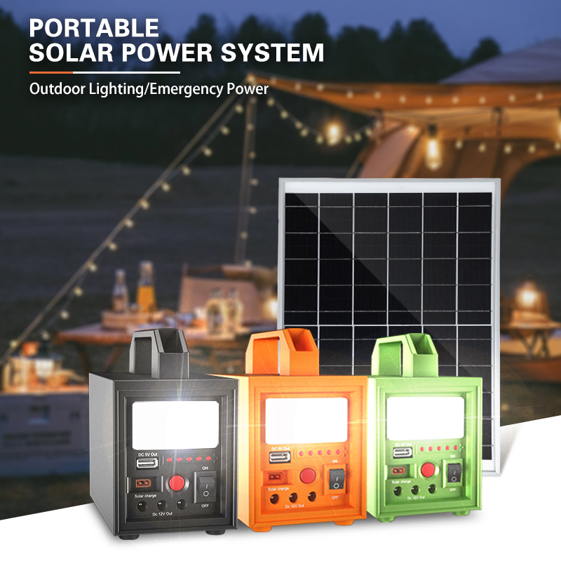 Power Bank Lithium Battery 20W 40W 110/220V AC DC Portable Power Station Output Solar Power System