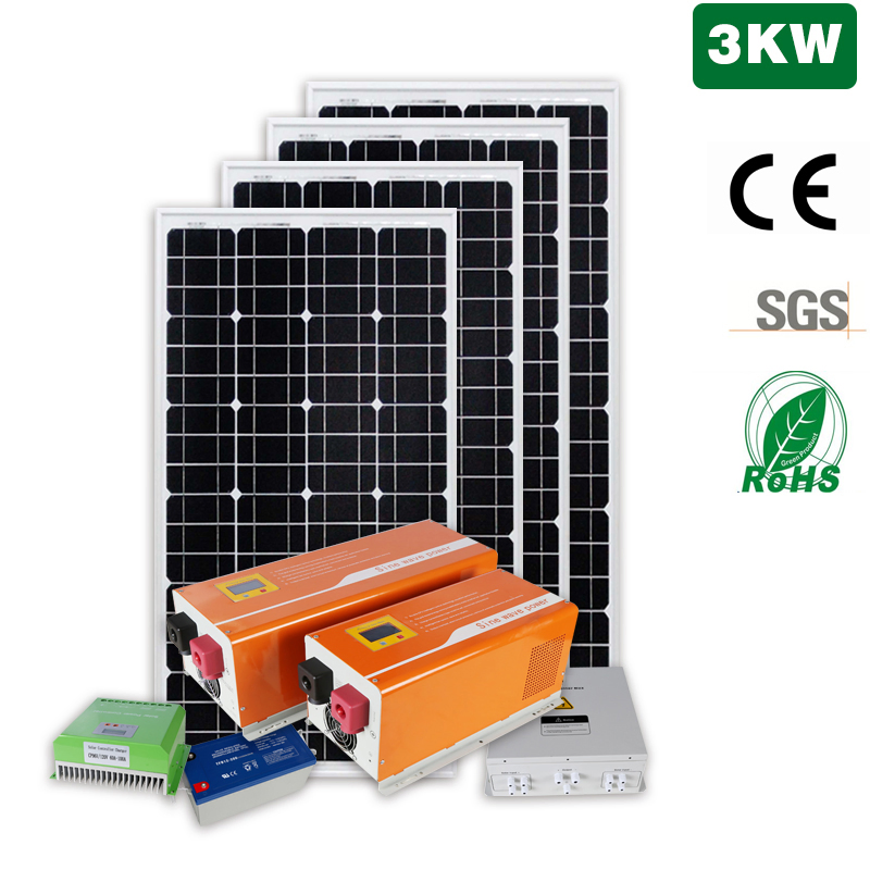 Customized 1kw-40kw off Grid Power Energy Solar Rooftops PV Home Panel System