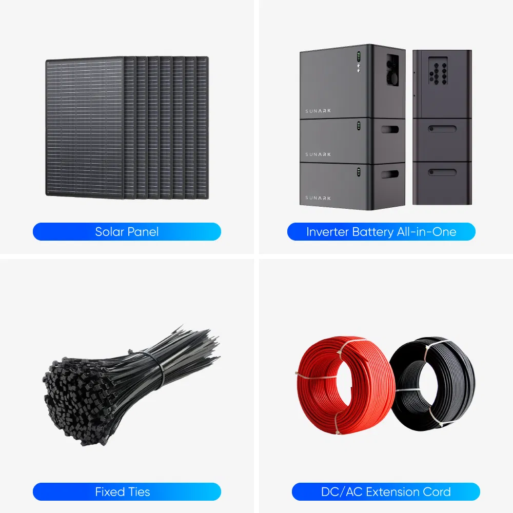 Balcony Solar Power Kit 1200W 1000W 800W Intergrated Solar Battery System for Homes