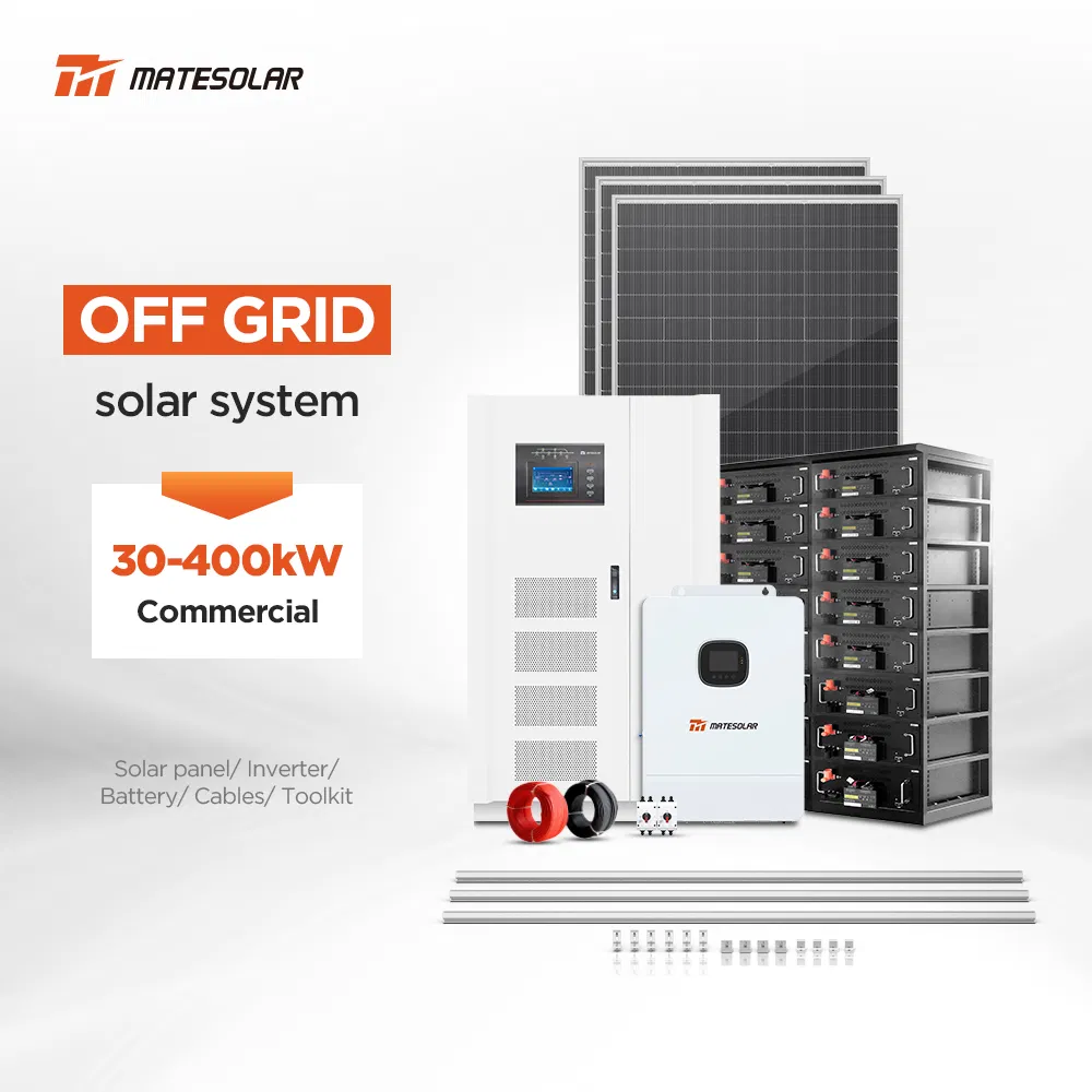 Commercial Use Intelligent Off Grid Solar System 30kw 50kw 100kw 200kw 300kw 500kw Solar Panel System Kit With Smart Energy Management
