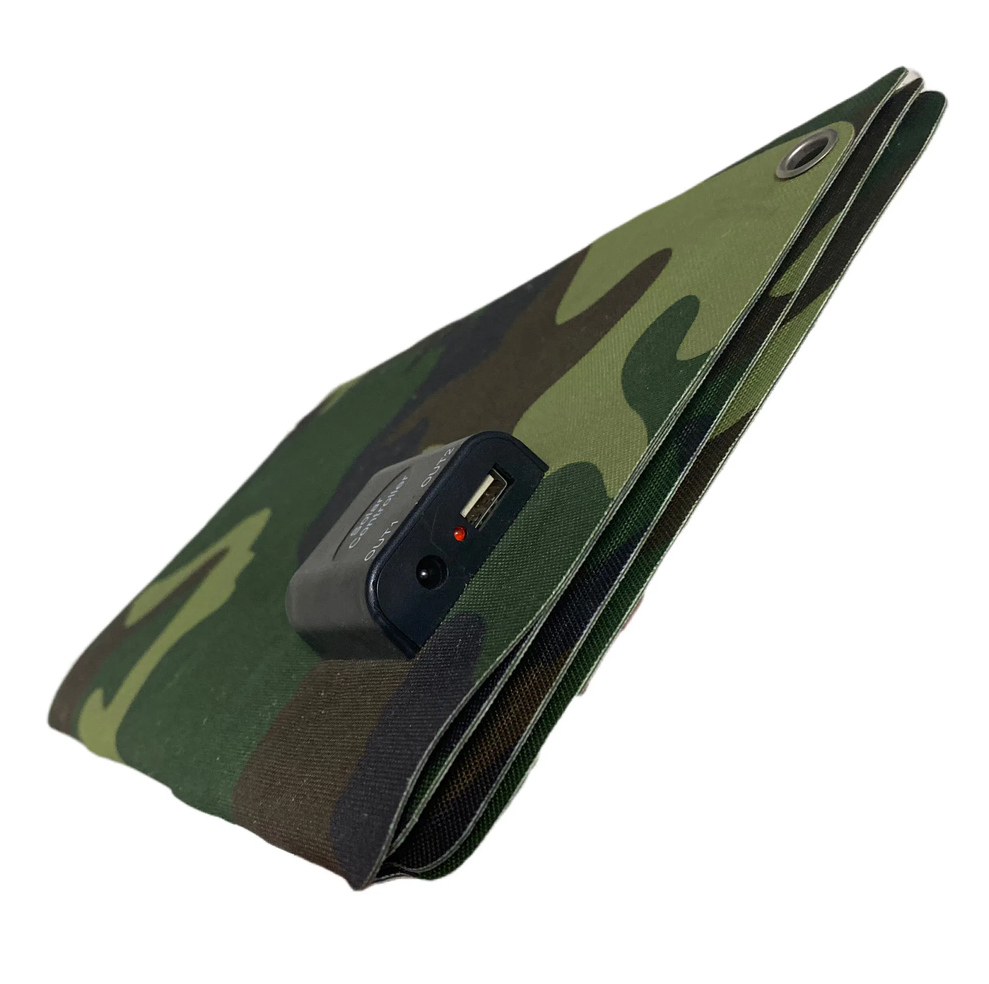 Mini Solar Panel Solar Charger 30W Portable Folding Solar Panel Blanket with 3 USB Interface