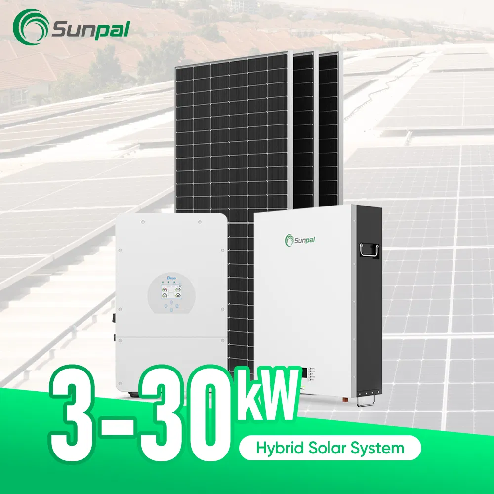 Sunpal Hybrid Full Solar Power System Set 48V 5Kw 10Kw 20Kw 30Kw 40Kw Solar Pv Energy Home Battery Storage System Complete Kit