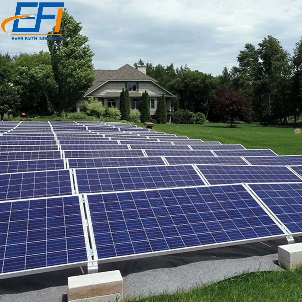 Flat Roof Top Solar Panel Racks System Fold Tribracket System for Solar Roof