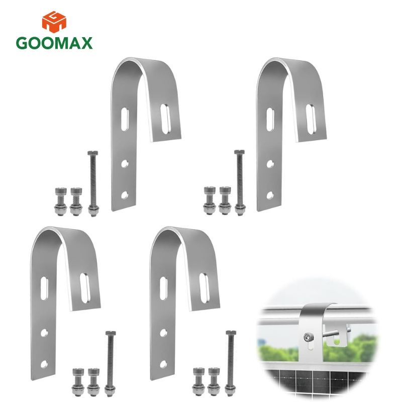 Goomax Balcony Solar Panel Mounting Kits Solar Panel Condo Balcony Space-Saving Solutions