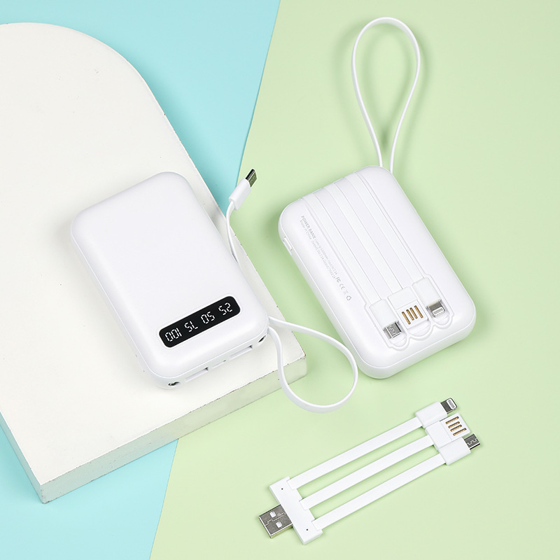 Laptop Power Bank Power Bank Fast Charging 10000mAh Solar-Powered Power Bank iPhone Power Bank iPhone Wireless Portable Charger Cables Portable 10000mAh