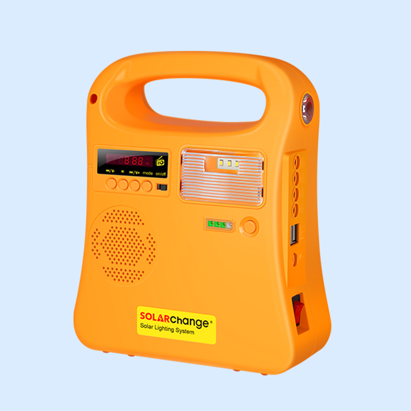 FM Radio/MP3/Bluetooth/Portable 10W Solar DC Energy Systems Solar Power Generator with Lithium Battery for Indoor and Outdoor