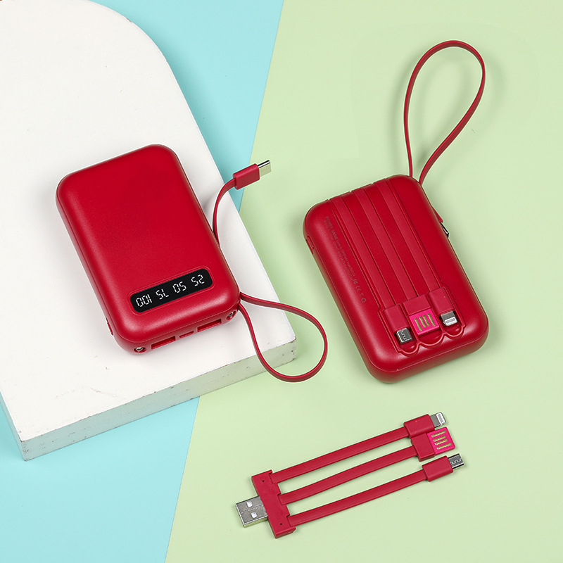 Laptop Power Bank Power Bank Fast Charging 10000mAh Solar-Powered Power Bank iPhone Power Bank iPhone Wireless Portable Charger Cables Portable 10000mAh