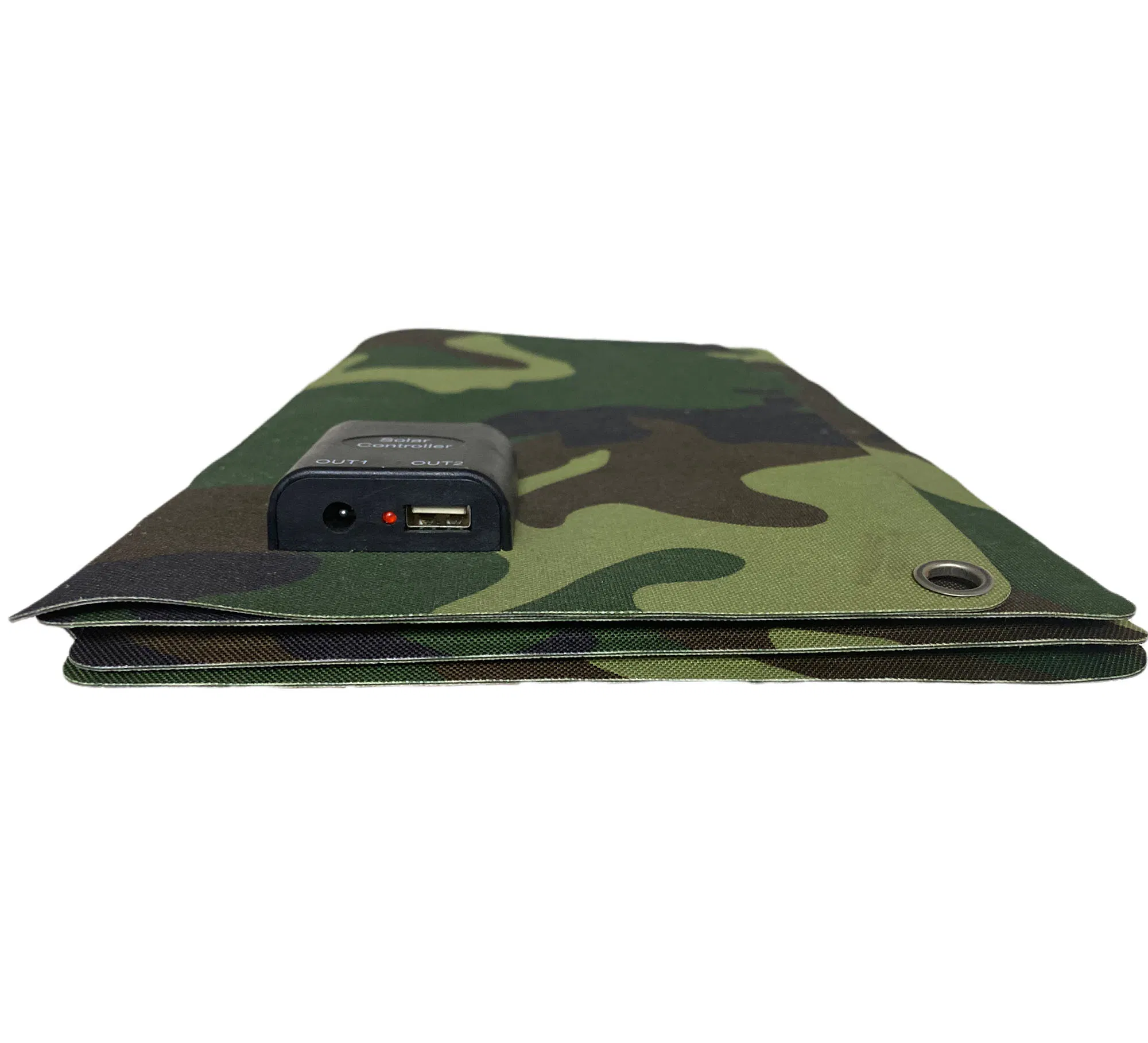 Mini Solar Panel Solar Charger 30W Portable Folding Solar Panel Blanket with 3 USB Interface