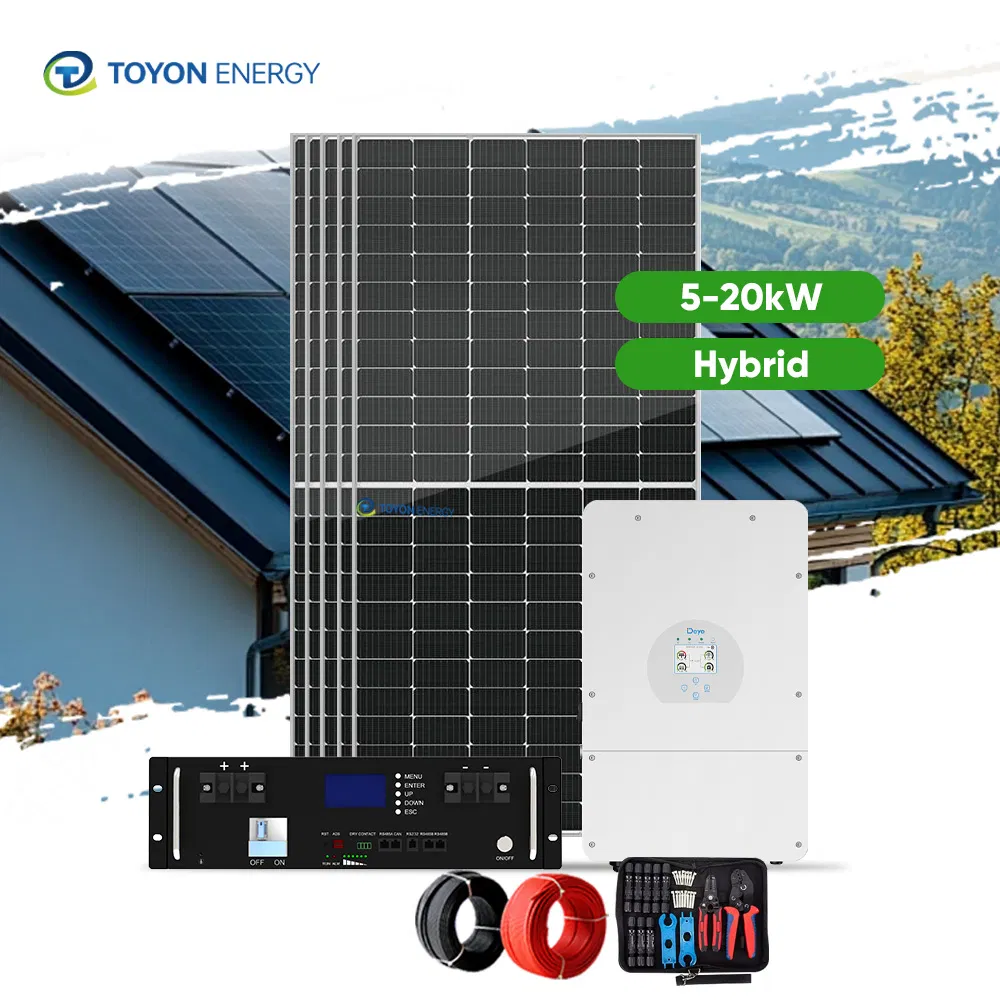 Best Value Hybrid Solar System Kits 20kw with Smart Energy Management